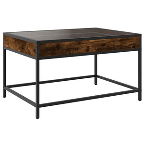 vidaXL Table basse avec LED Infinity chêne fumé 70x50x41 cm