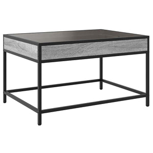 vidaXL Table basse avec LED Infinity gris sonoma 70x50x41 cm