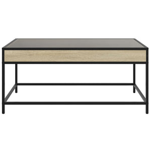 vidaXL Table basse avec LED Infinity chêne Sonoma 90x50x41 cm