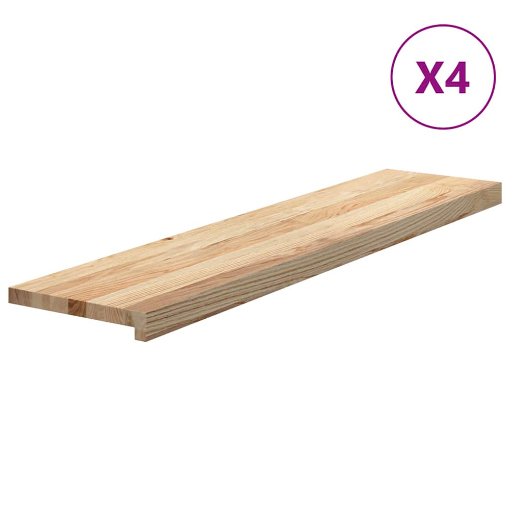 Eichenholz Treppenstufen, 4er Set, 110cm