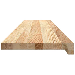 Eiche Treppenstufen Massivholz Unbehandelt 110x25 cm, 8er Set