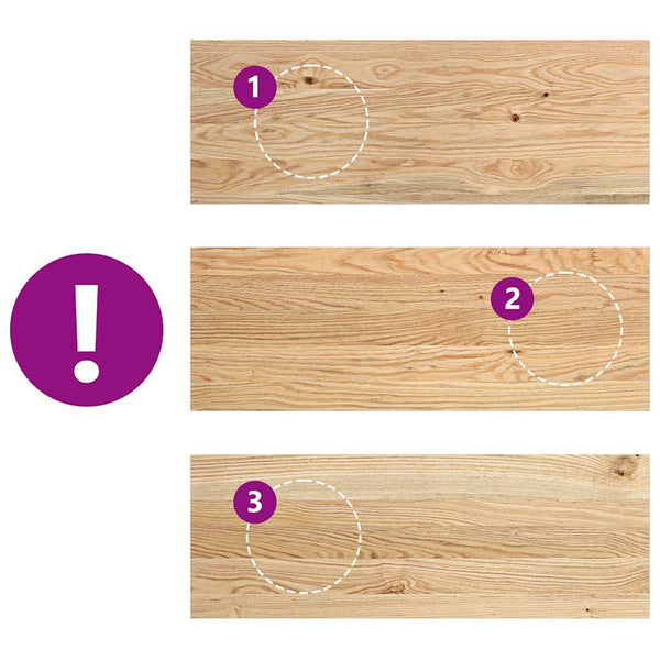 Eichenholz Treppenstufen 70x25 cm, 12er Set
