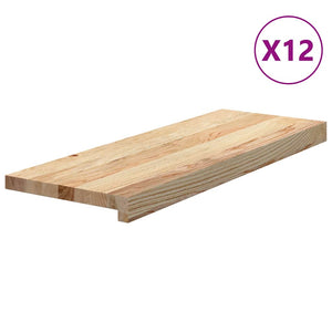 Eichenholz Treppenstufen, 12er Set, 70x30 cm