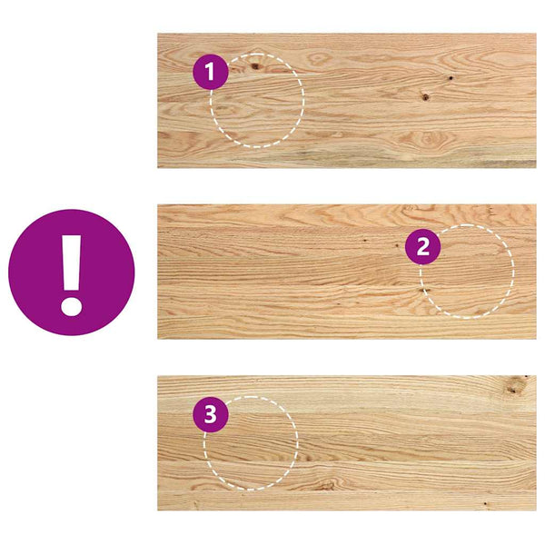 Eichenholz Treppenstufen, 12er Set, 70x30 cm