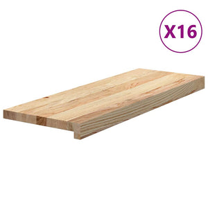 Eiche Treppenstufen Massivholz 70x30 cm, 16er Set
