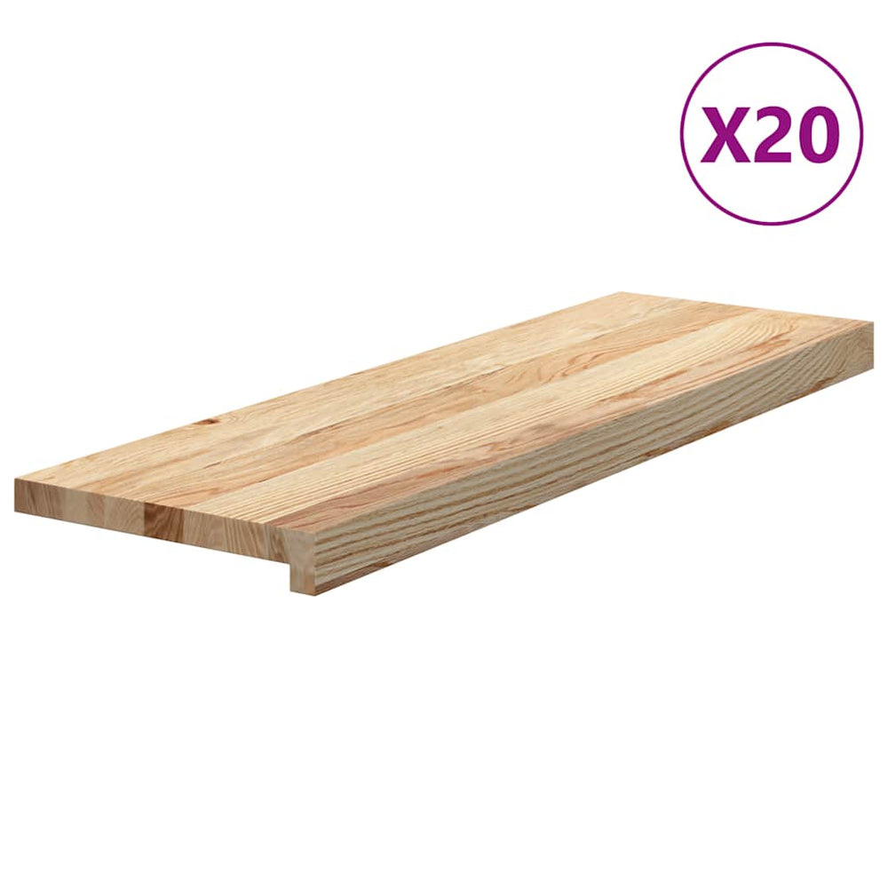 Eichenholz Treppenstufen, 20er Set, 80cm