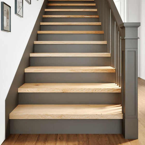 Eiche Treppenstufen Massivholz 90x30 cm, 20 Stk.
