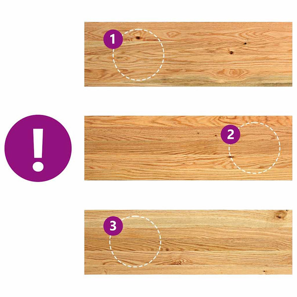 Treppenstufen Eiche Hellbraun 80x25 cm, 8er Set