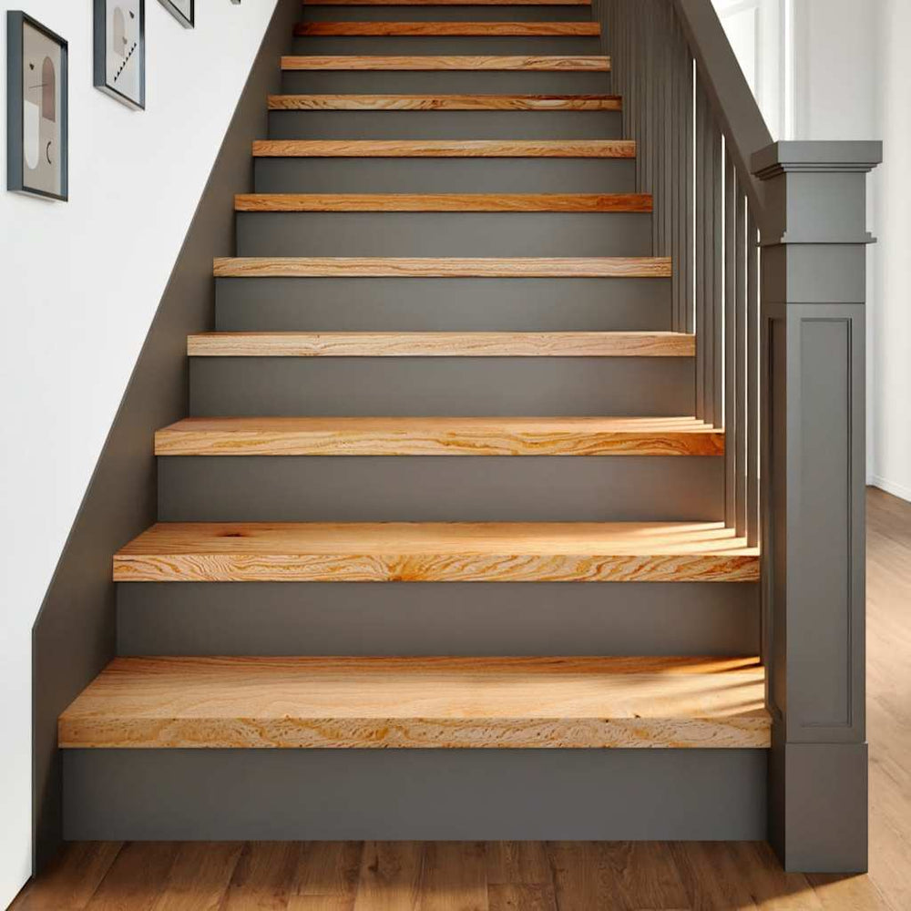 Eiche Treppenstufen Hellbraun 100x25cm 8er Set