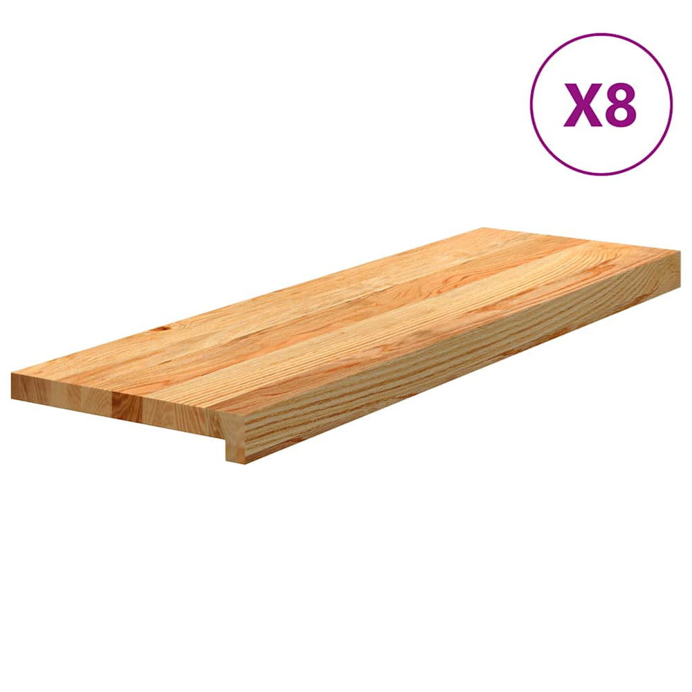 Eiche Treppenstufen Hellbraun 80x30cm 8er Set