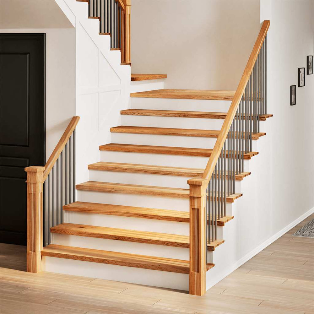 Eiche Treppenstufen Hellbraun 120x30cm 8er Set