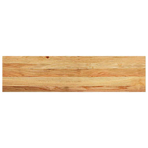 Eichenholz Treppenstufen Hellbraun 100x25cm, 12er Set