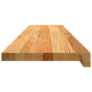 Eiche Treppenstufen Hellbraun 110x25cm, 12er Set