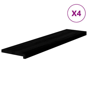 Eiche Treppenstufen Dunkelbraun 4er Set