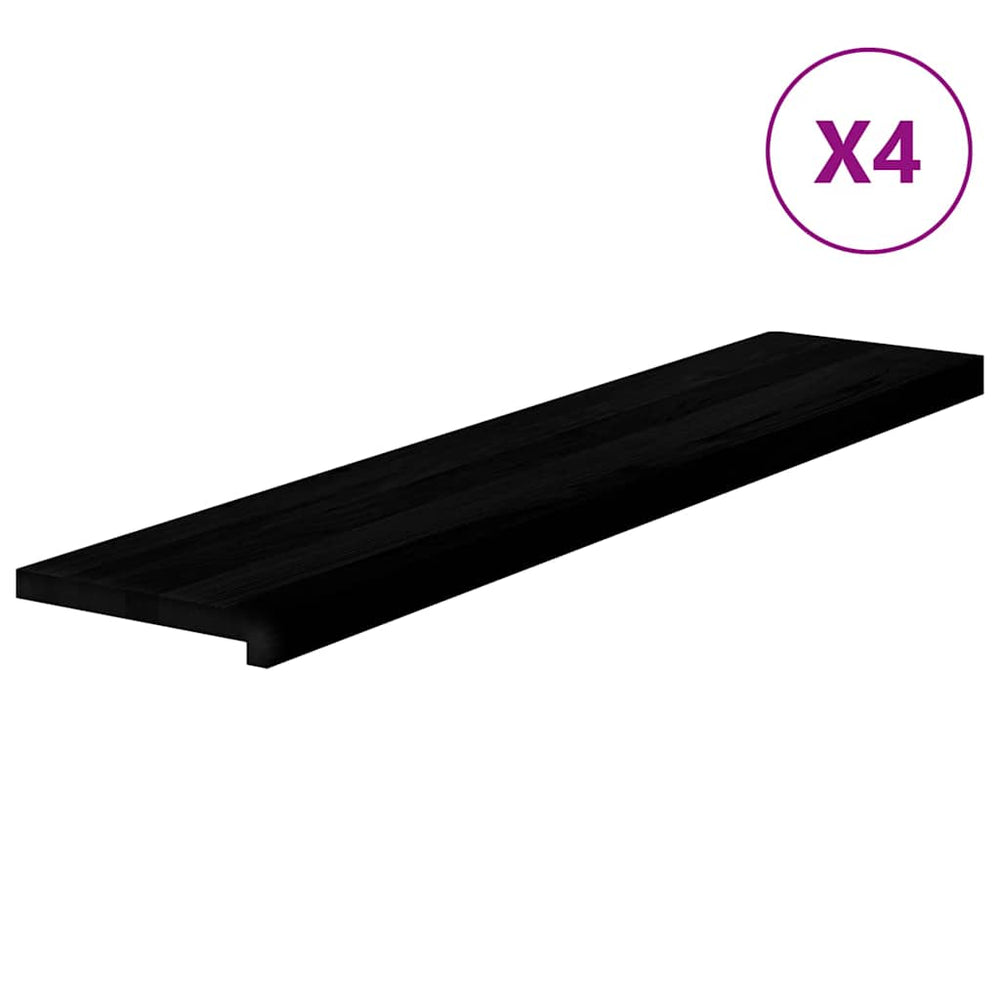 Treppenstufen Eiche Dunkelbraun 120cm 4er Set