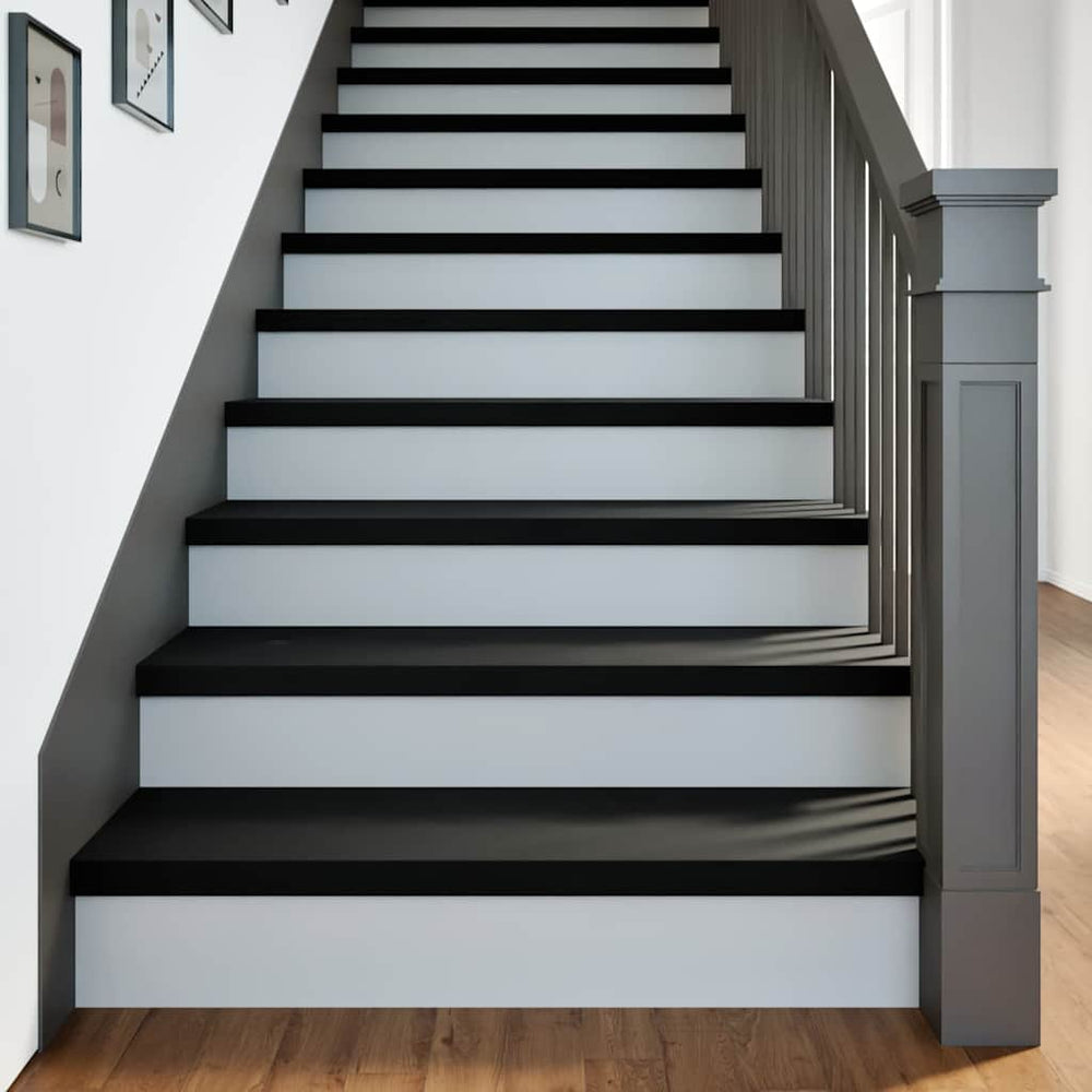 Treppenstufen Eiche Dunkelbraun 90x30 cm, 8er Set