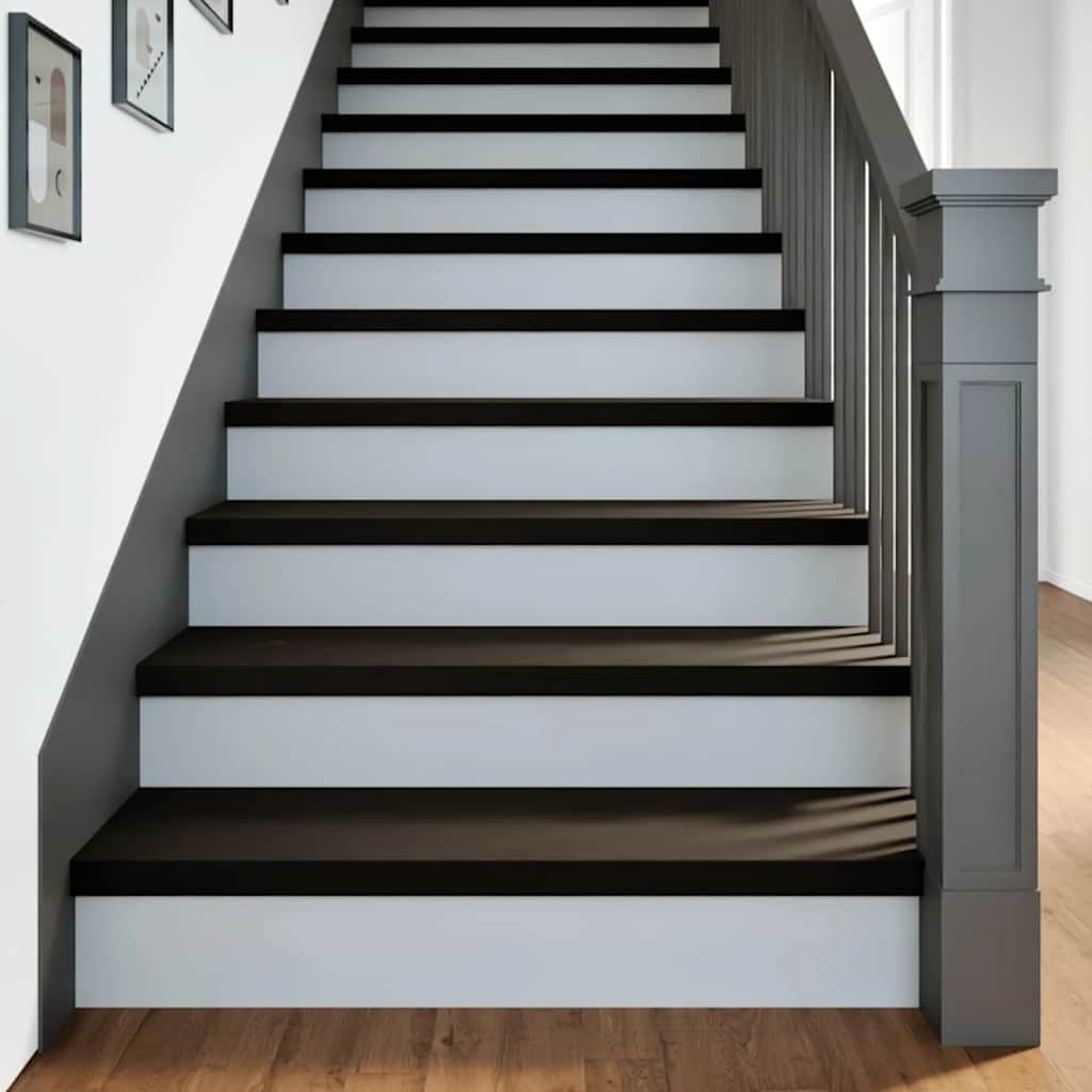 Treppenstufen Eiche Dunkelbraun 90x25 cm (12 Stk.)