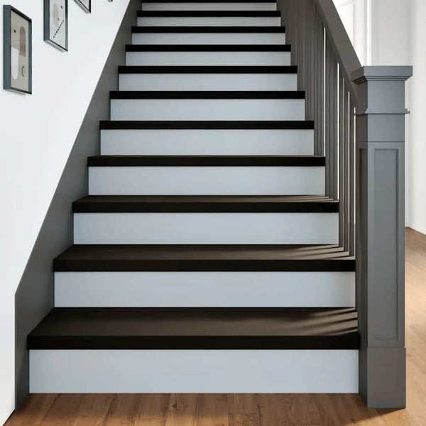 Treppenstufen Eiche Dunkelbraun 90x25 cm (12 Stk.)