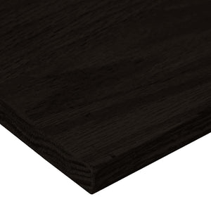 Treppenstufen Dunkelbraun 120x25 cm Eiche Massivholz 12er Set