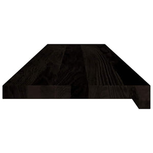 Treppenstufen Dunkelbraun 100x30 cm Eiche Massivholz 12 Stk