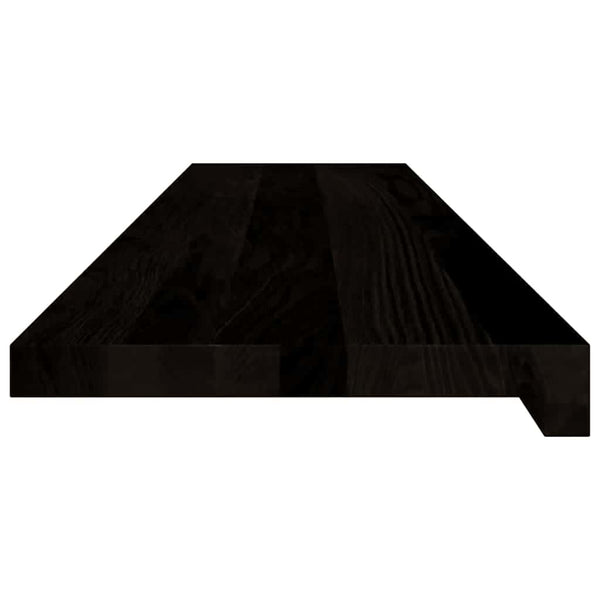 Eiche Treppenstufen Dunkelbraun 110x30 cm, 12er Set