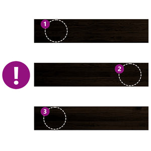 Treppenstufen Dunkelbraun 120x30 cm Eiche Massivholz