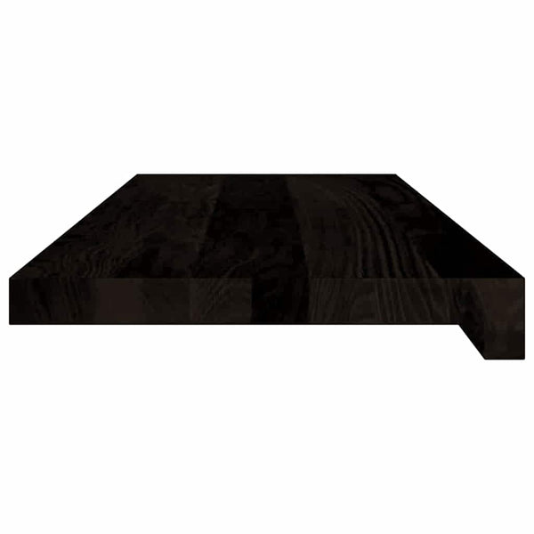 Eiche Treppenstufen Dunkelbraun 70x25 cm, 16er Set