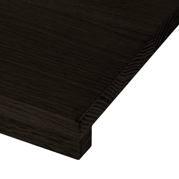 Treppenstufen Eiche Dunkelbraun 100x25 cm, 16 Stk.