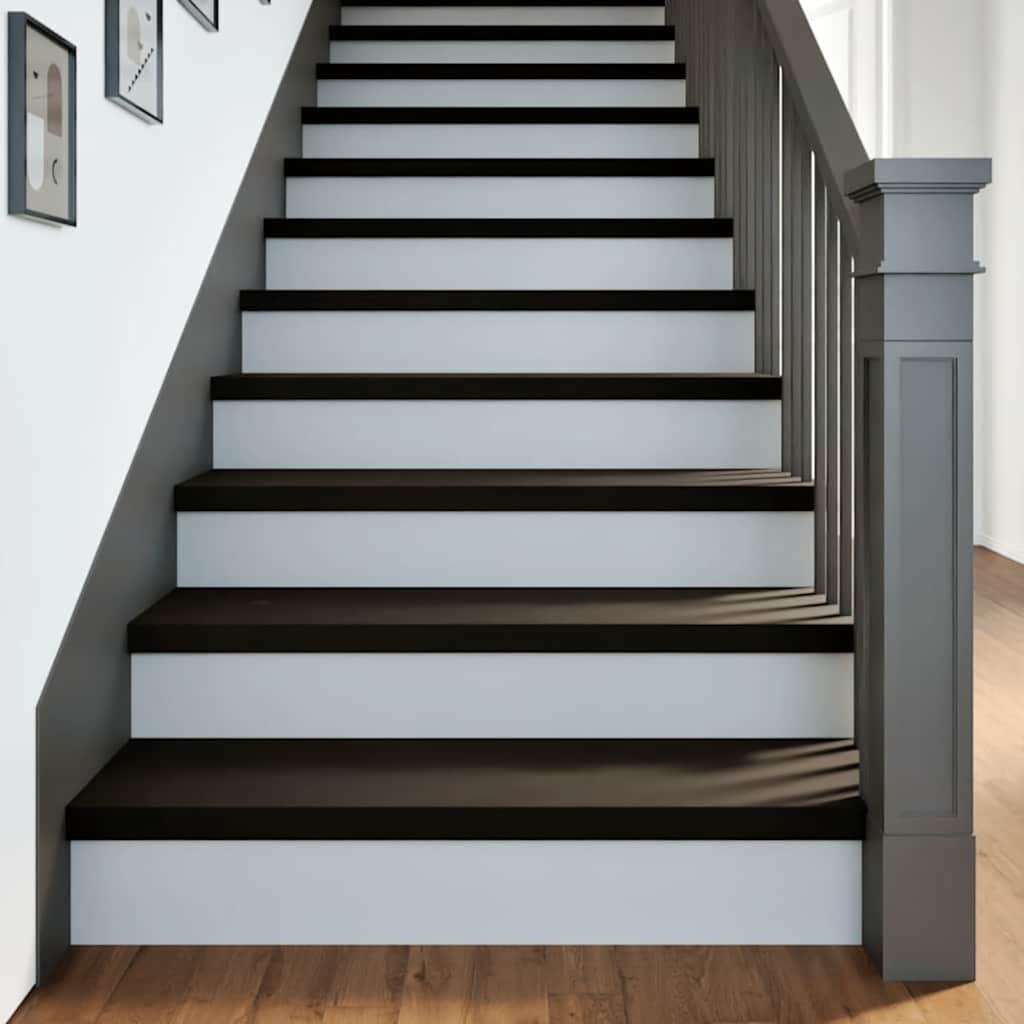 Treppenstufen Eiche Dunkelbraun 100x25 cm, 16 Stk.