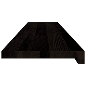 Eiche Treppenstufen Dunkelbraun 120x25cm, 16er Set