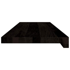 Eichenholz Treppenstufen Dunkelbraun 80x30 cm, 16 Stk.