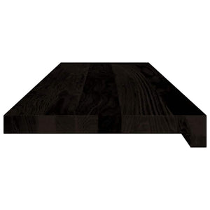 Eiche Treppenstufen Dunkelbraun 90x30 cm, 16er Set