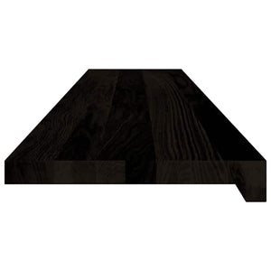 Eiche Treppenstufen Dunkelbraun 120x30cm, 16er Set