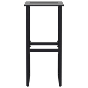 7-teiliges Gartenbar-Set Schwarz Stahl