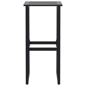 9-teiliges Gartenbar-Set Schwarz Stahl