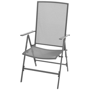 Verstellbares Gartenstuhl-Set, 3-teilig