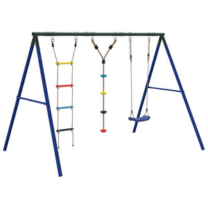 Schaukel Set mit Strickleiter & Kletterschaukel