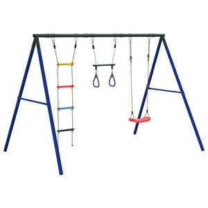 Schaukel Set mit Trapez und Strickleiter