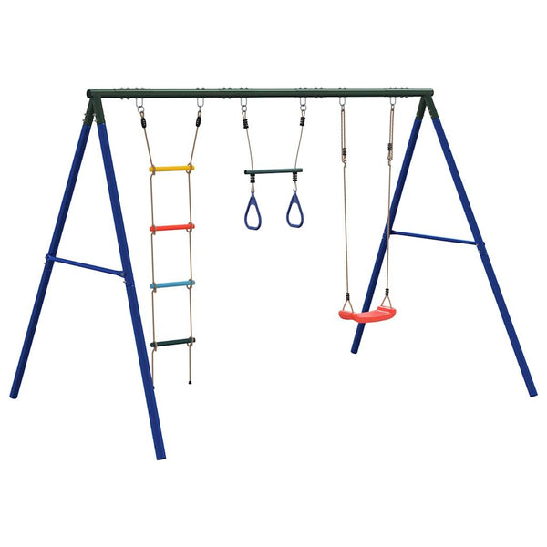 Schaukel Set mit Trapez und Strickleiter
