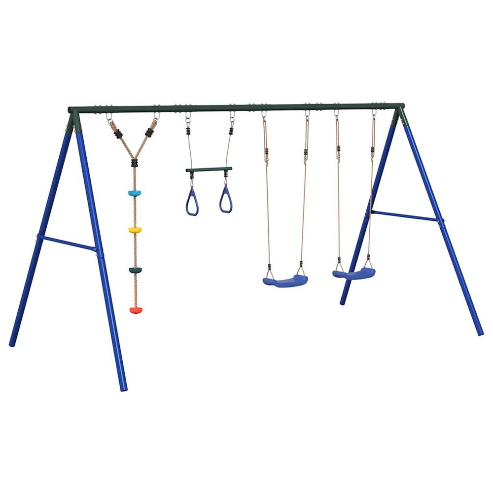 Schaukel Set mit Trapez und Klettergerüst