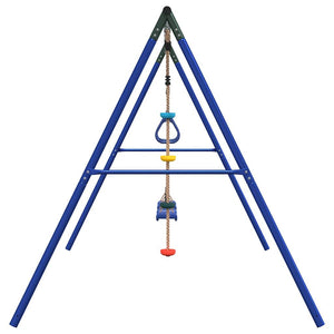 Schaukel Set mit Trapez und Klettergerüst