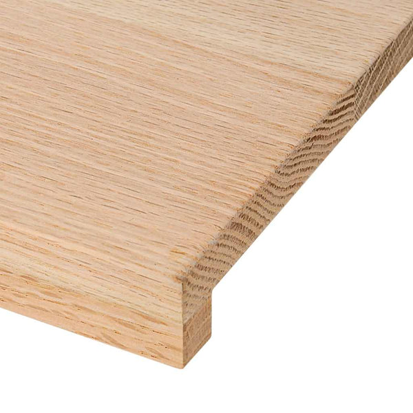 Eiche Treppenstufen Massivholz 120x25cm 2er Set