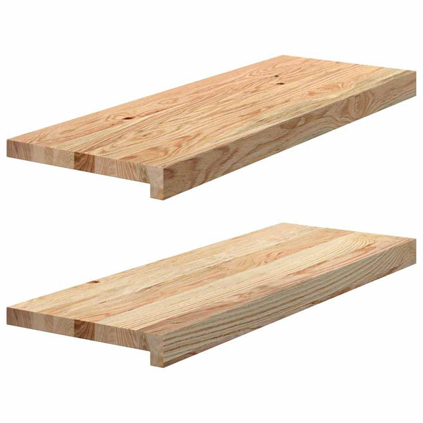 Eichenholz Treppenstufen 70x30 cm, 2er Set