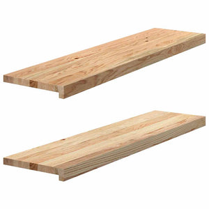 Eichenholz Treppenstufen, 2er Set