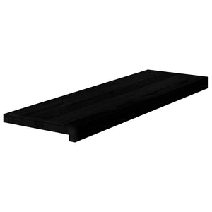 Eichenholz Treppenstufen Dunkelbraun 80x25cm 2er Set