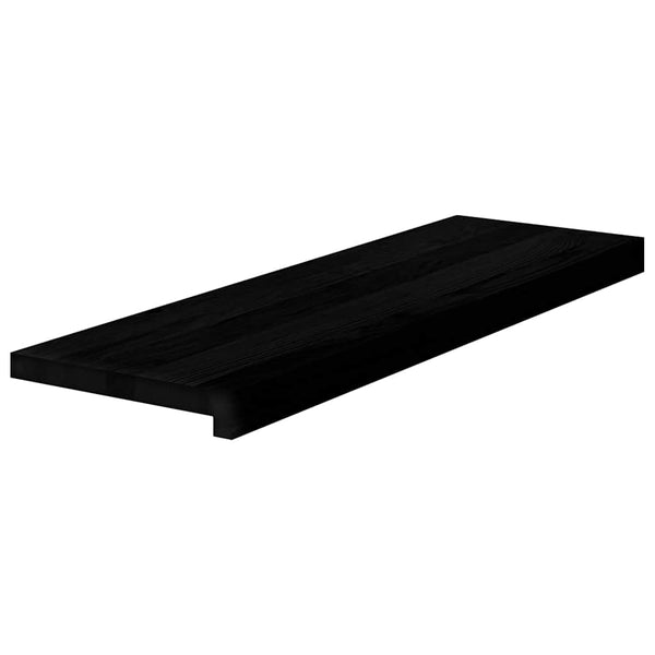 Eichenholz Treppenstufen Dunkelbraun 80x25cm 2er Set