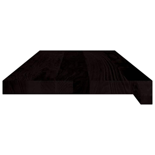 Eiche Treppenstufen Dunkelbraun 70x30 cm, 2er Set