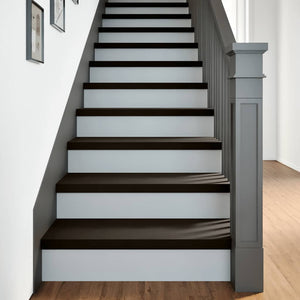 Eiche Treppenstufen Dunkelbraun 70x30 cm, 2er Set