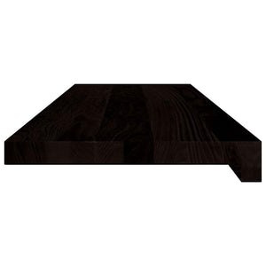 Eiche Treppenstufen Dunkelbraun 80x30cm 2er Set