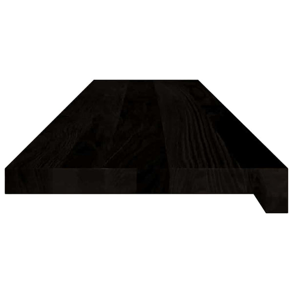 Treppenstufen Dunkelbraun 110x30 cm Eiche Massivholz